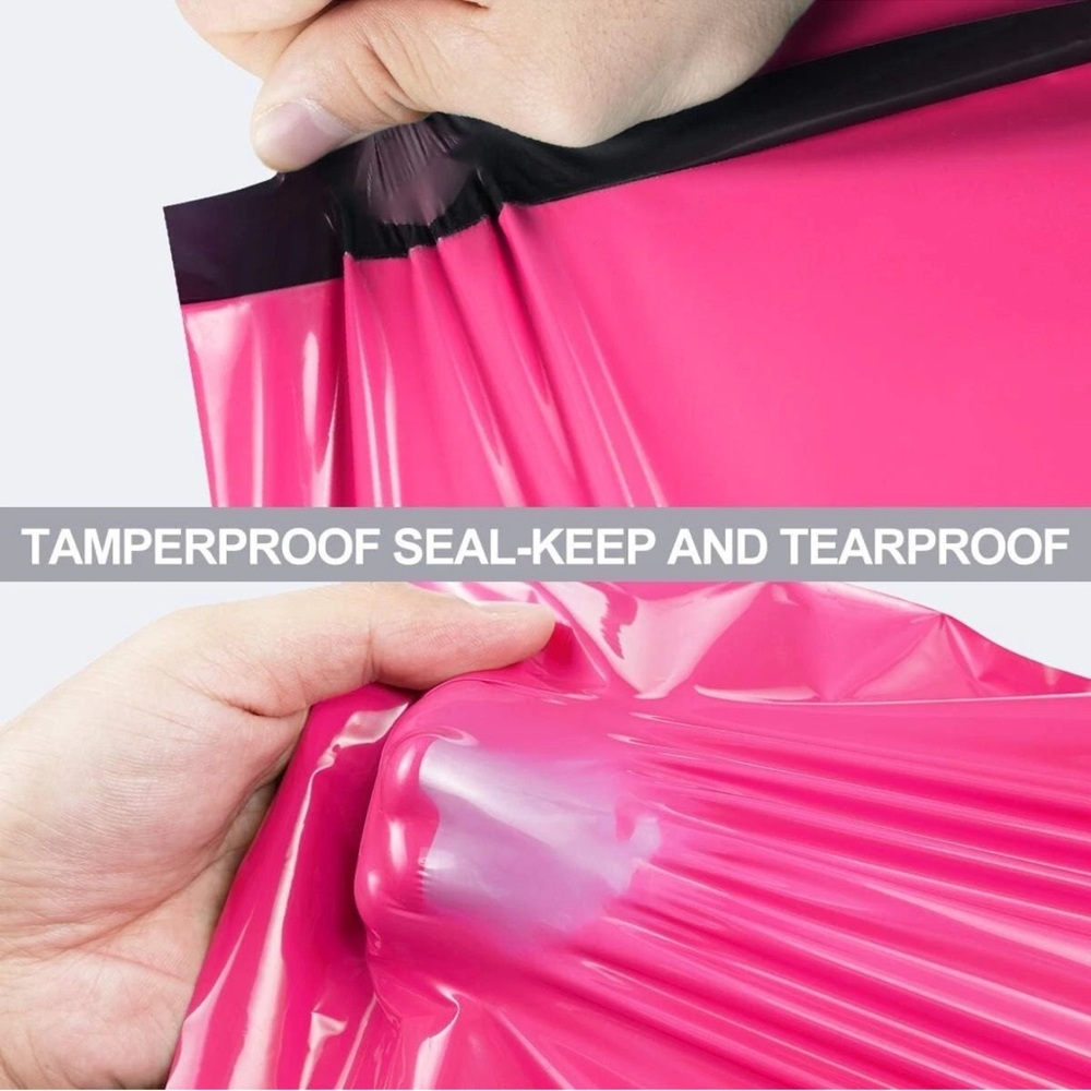 10 Pink 24x24 Polymailers